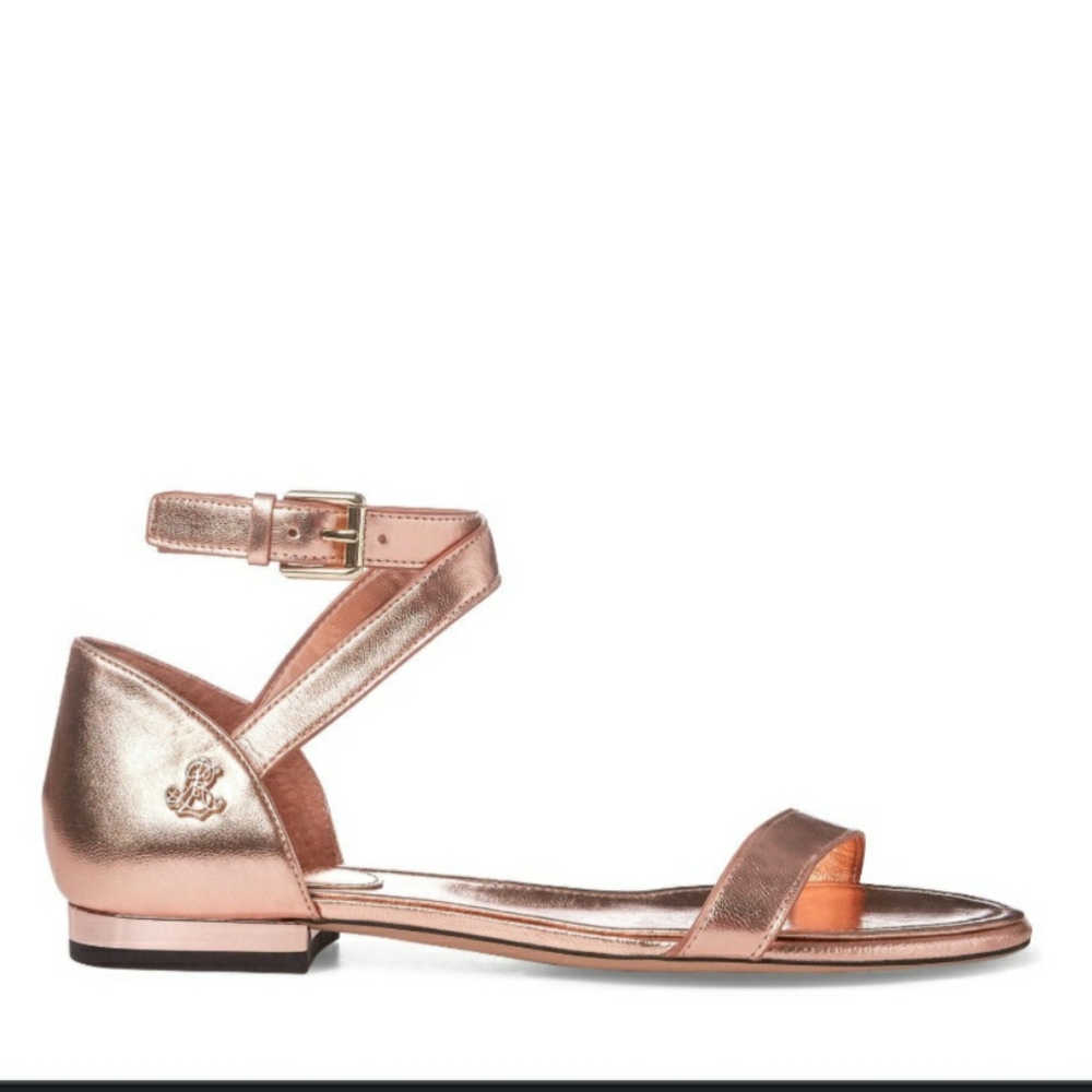 BRAND NEW! Lauren Rose Gold Sandal